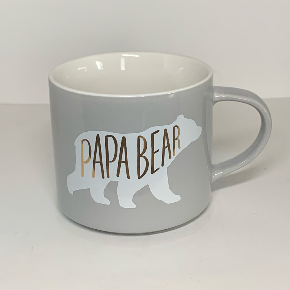Life at Home grey “Papabear” mug